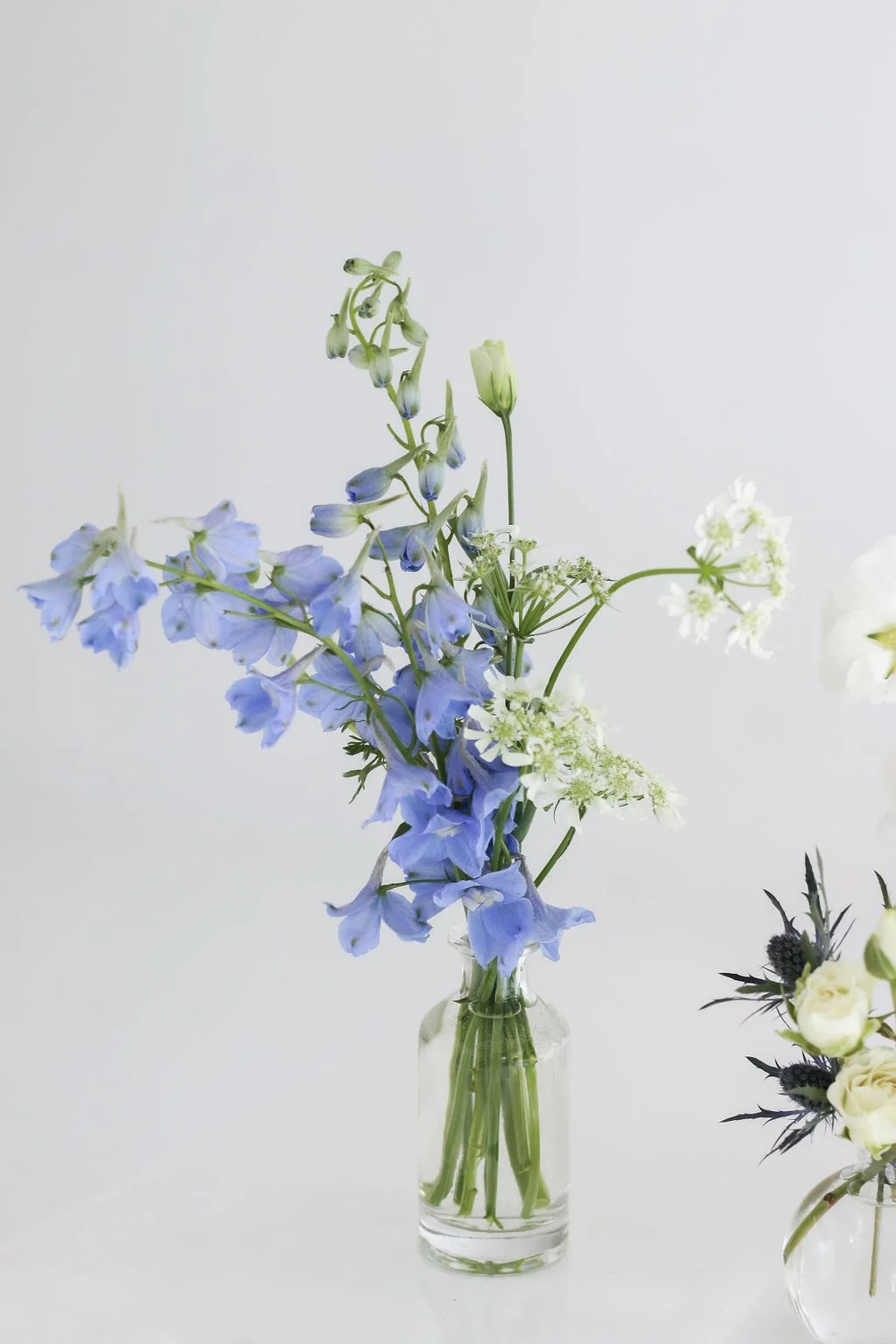 French Blue Bud Vase Trio — MR Floral & Events